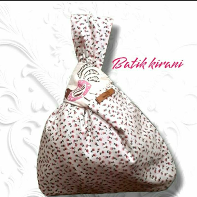 tas simpul/knot bag/tas origami batik ayam