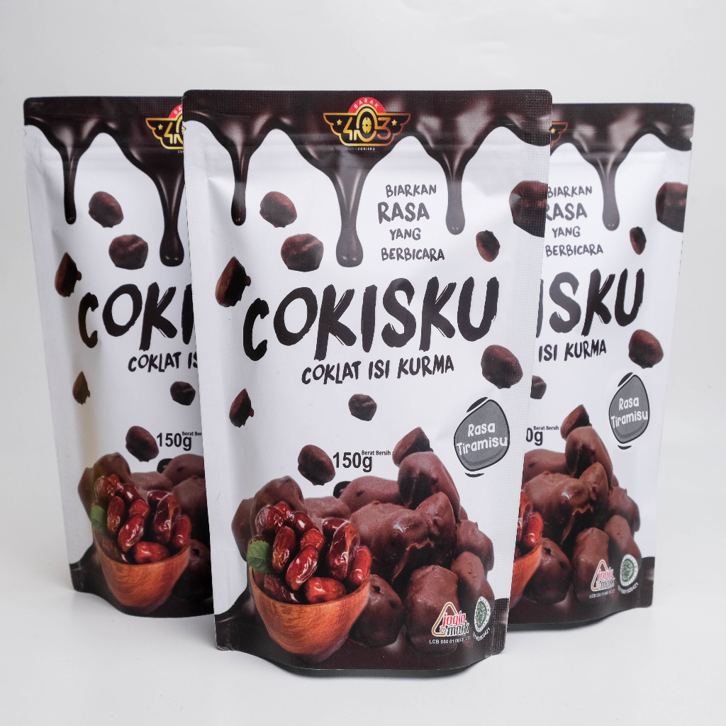 

Cokisku Coklat Isi Kurma Rasa Tiramisu