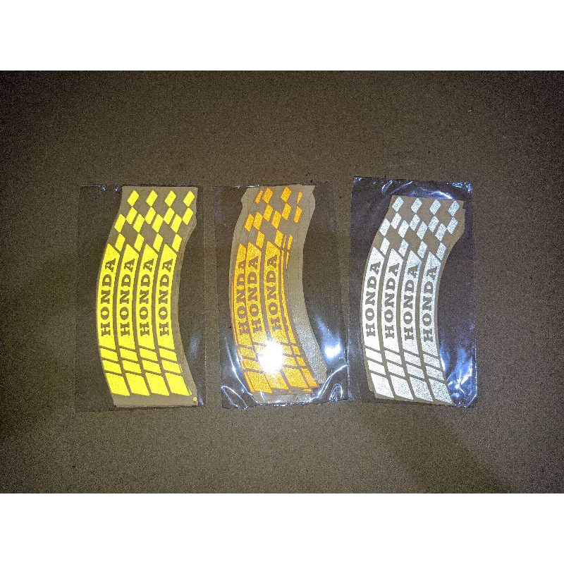 Stiker cutting list velg Honda Vario 150