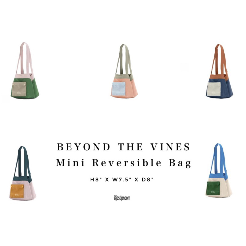 BEYOND THE VINES BTV Mini Reversible Bag