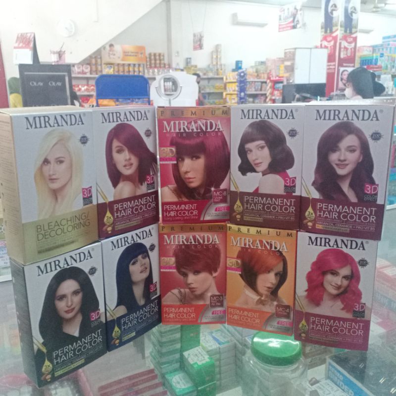 Miranda Permanent Hair Color Pewarna Semir Rambut