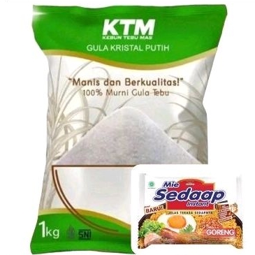 

Gula 1kg + Mie 1pcs