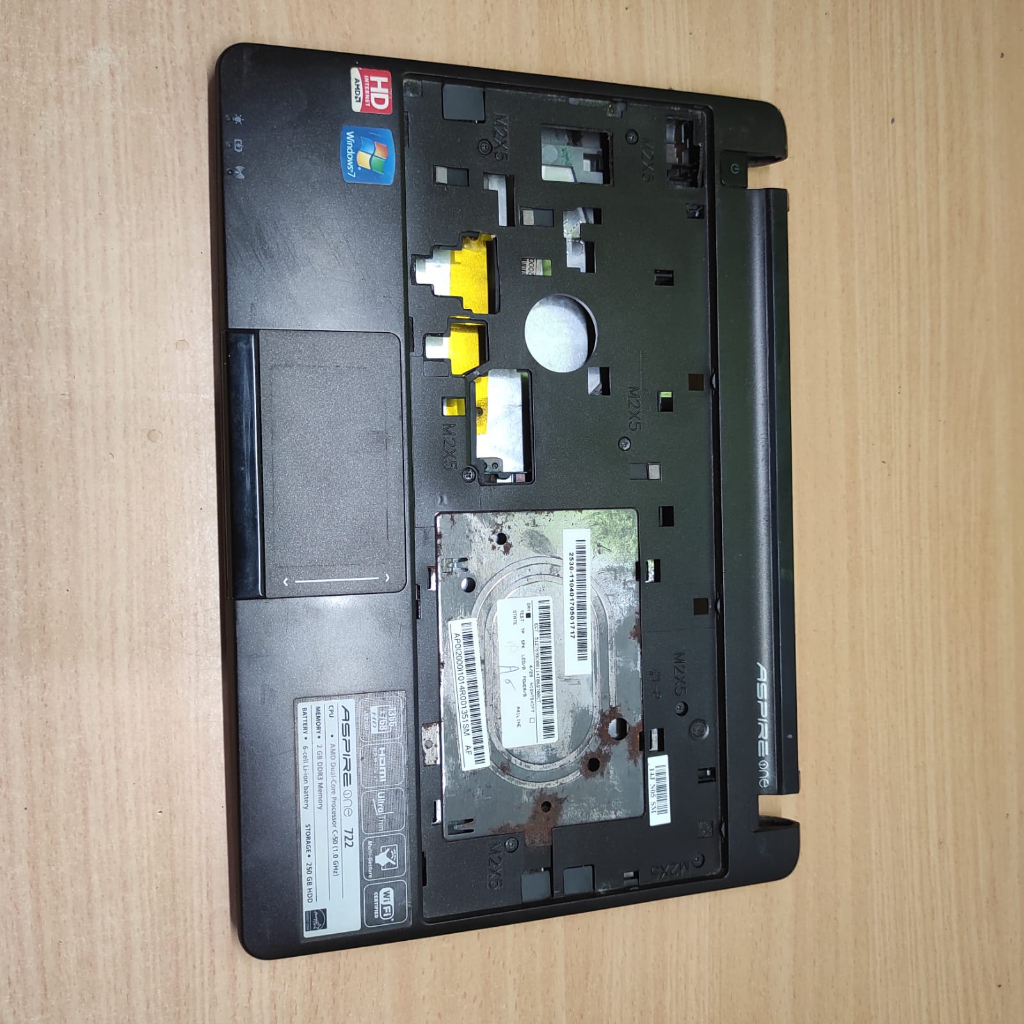 Kesing Casing Frame Keyboard Palmrest Notebook Acer Aspire One 722 Ao722