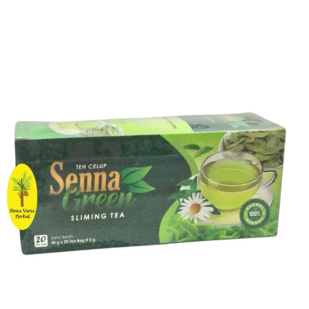 teh celup senna green life a herbal,jati cina,teh hijau,teh herbal