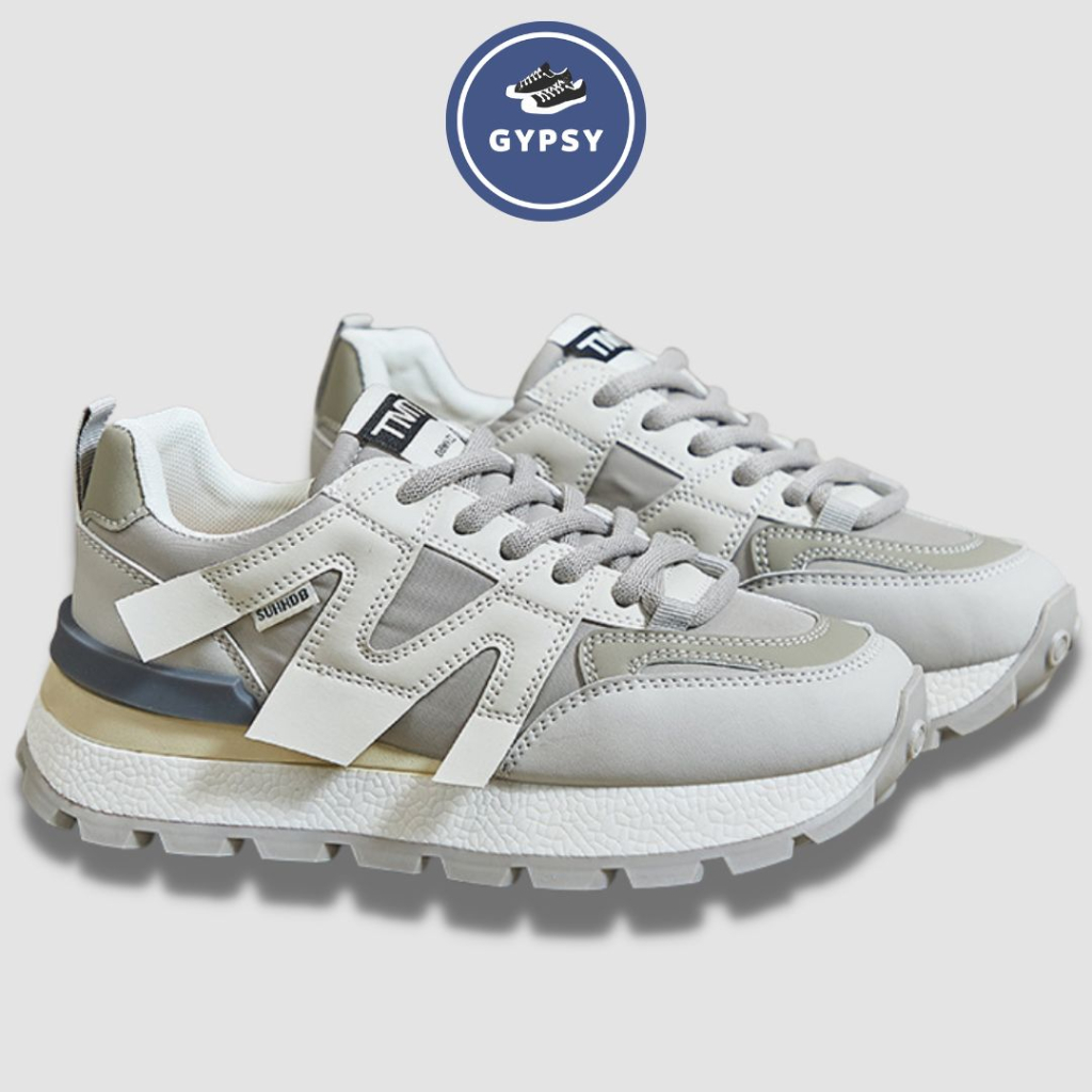 Gypsy - Sepatu Sneakers Wanita Moderen Variatif Style Kekinian Bahan Pu Import Marci