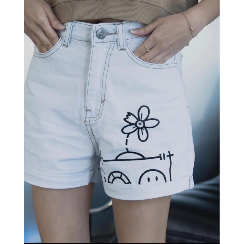 NWT EUNOIA x ANTIDOTE x ROBOKITE MICRO PANTS SHORT