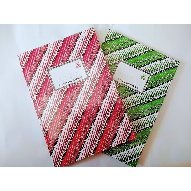 

Buku cover keras/ hard cover motif batik