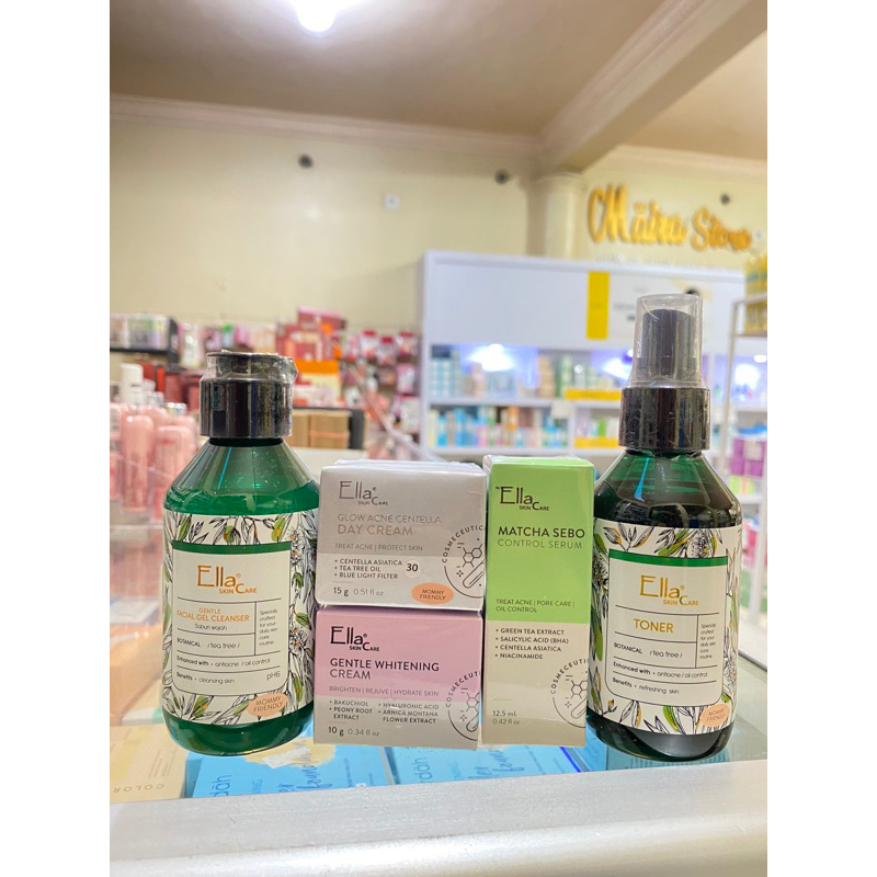 Ella Skincare Paket Ibu Hamil (Jerawat) - Bebas Jerawat & Beruntus, Kulit Lebih Cerah