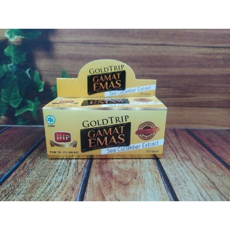 Kapsul Jelly Gamat Emas Gold Trip Sea Cucumber Extrach