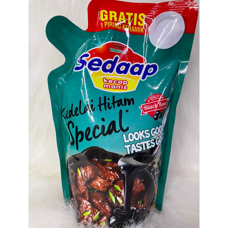 

[DISKON 50%] KECAP SEDAAP KECAP MANIS KEDELAI HITAM SPECIAL BLACK BEAR 520ml