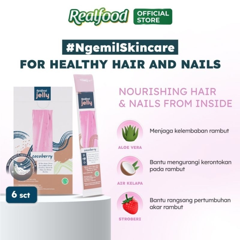 

Realfood Jelly Cocoberry Hair and Nail Active Solution Bird's Nest 6