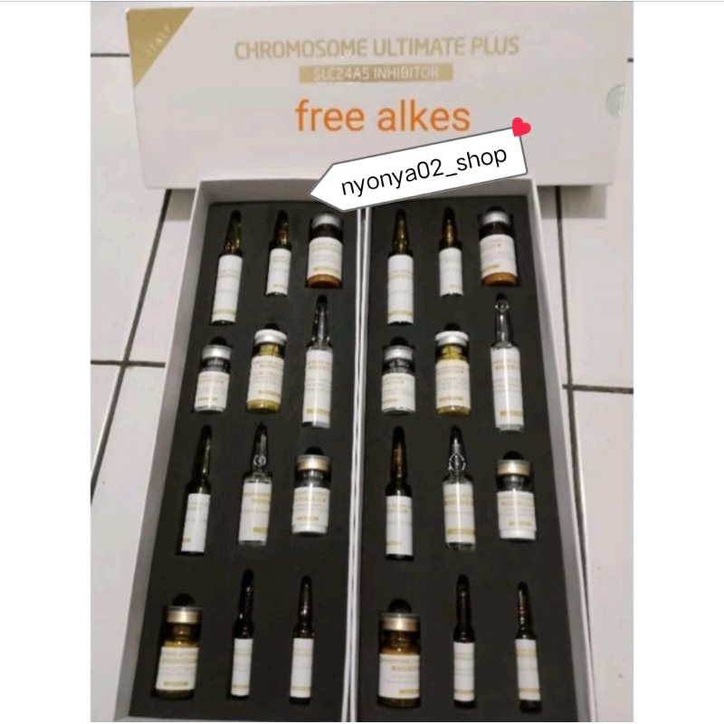 chromosome ultimate plus original/choromosome diamond suntik putih 100% original