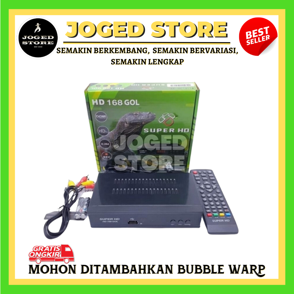 SET TOP BOX SUPER HD 168 GOL KOMODO | STB TV DIGITAL | TV BOX | SET TOP BOX | TV DIGITAL