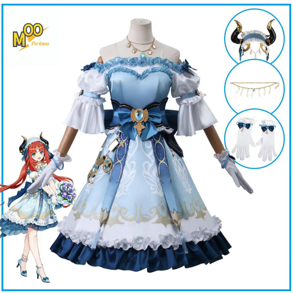 Genshin Impact cosplay costume Nilou cosplay Daily clothing linkage Christmas Halloween costumes
