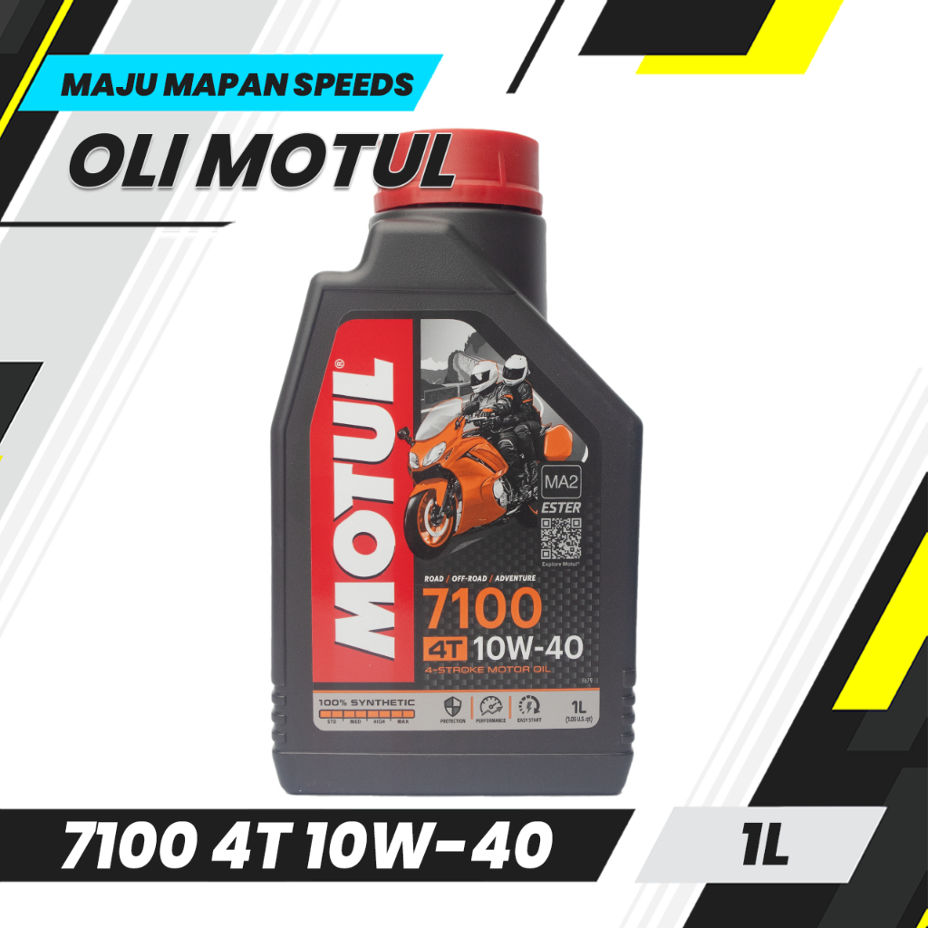 Oli Kilometer Motul 7100 4T 10W-40 1L / Oli Motor Sport Motul 3100 Gold Technosynthese 1L Vixion MX 