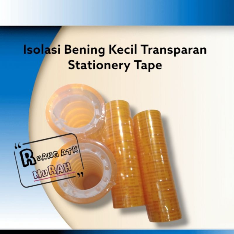 

Isolasi Bening Kecil/ Transparan/ Stationery Tape