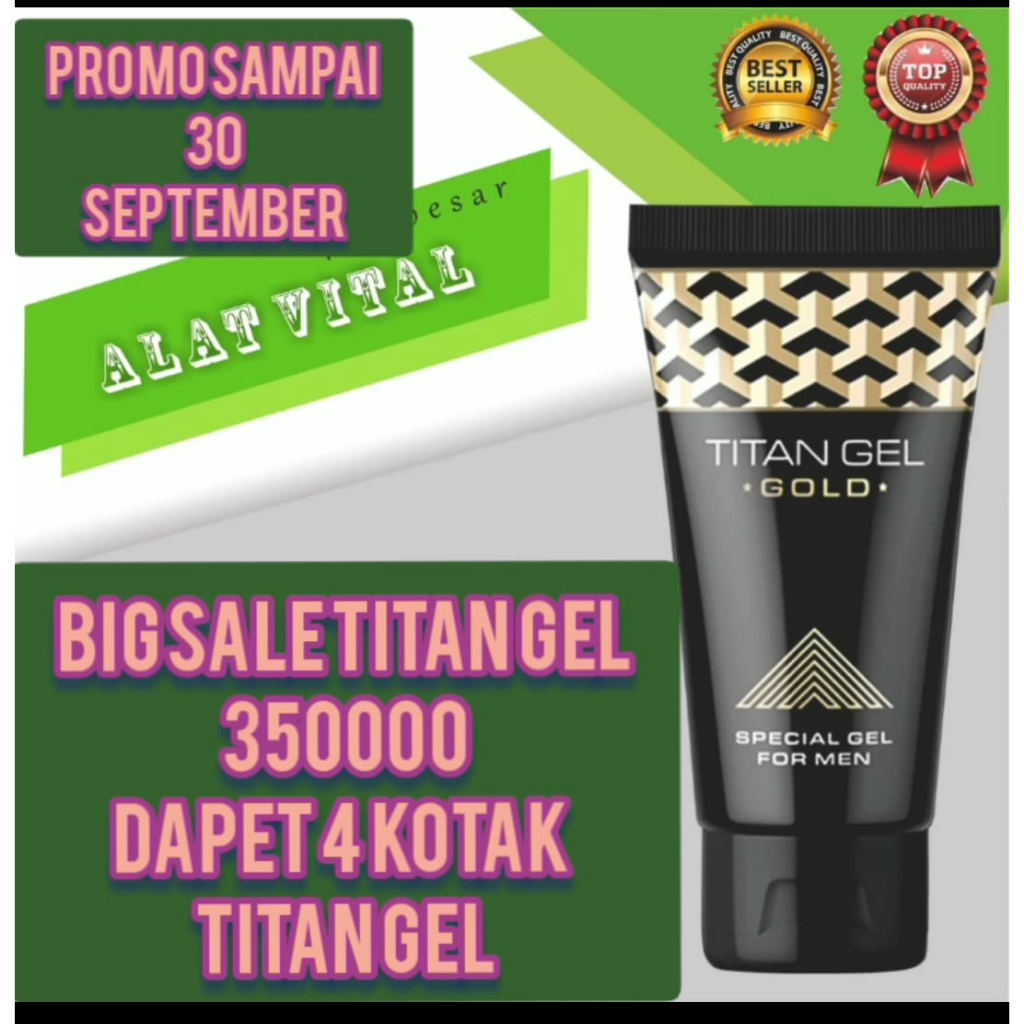 ( PROMO TITAN 1 FREE 2 TITAN ) > A3 TITAN GEL GOLD ORIGINAL50 ML