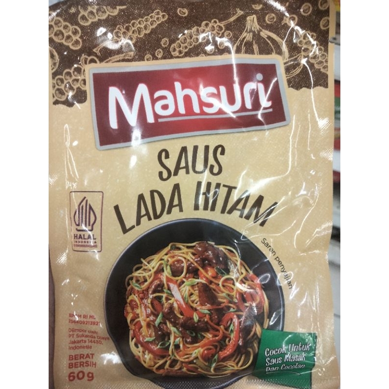 

saus lada hitam halal