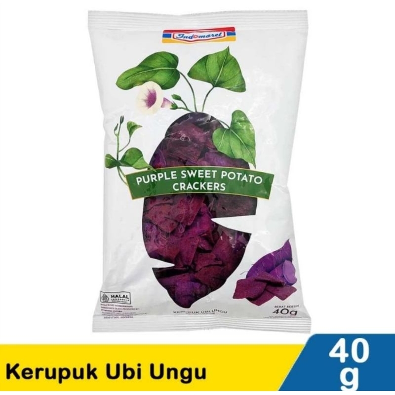 

Indomaret Kerupuk Ubi Ungu 40G