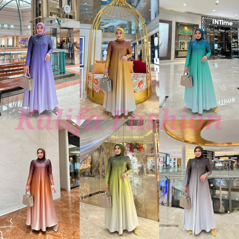 Marinka Dress Part 4,5 by Irna Emerald / Campuran Marinka by Irna /Gamis Syar’i / Dress Muslimah Branded / Baju Syari Terbaru / Gamis Syari Pesta / Dress Syar'i Mewah / Fashion Muslimah Branded