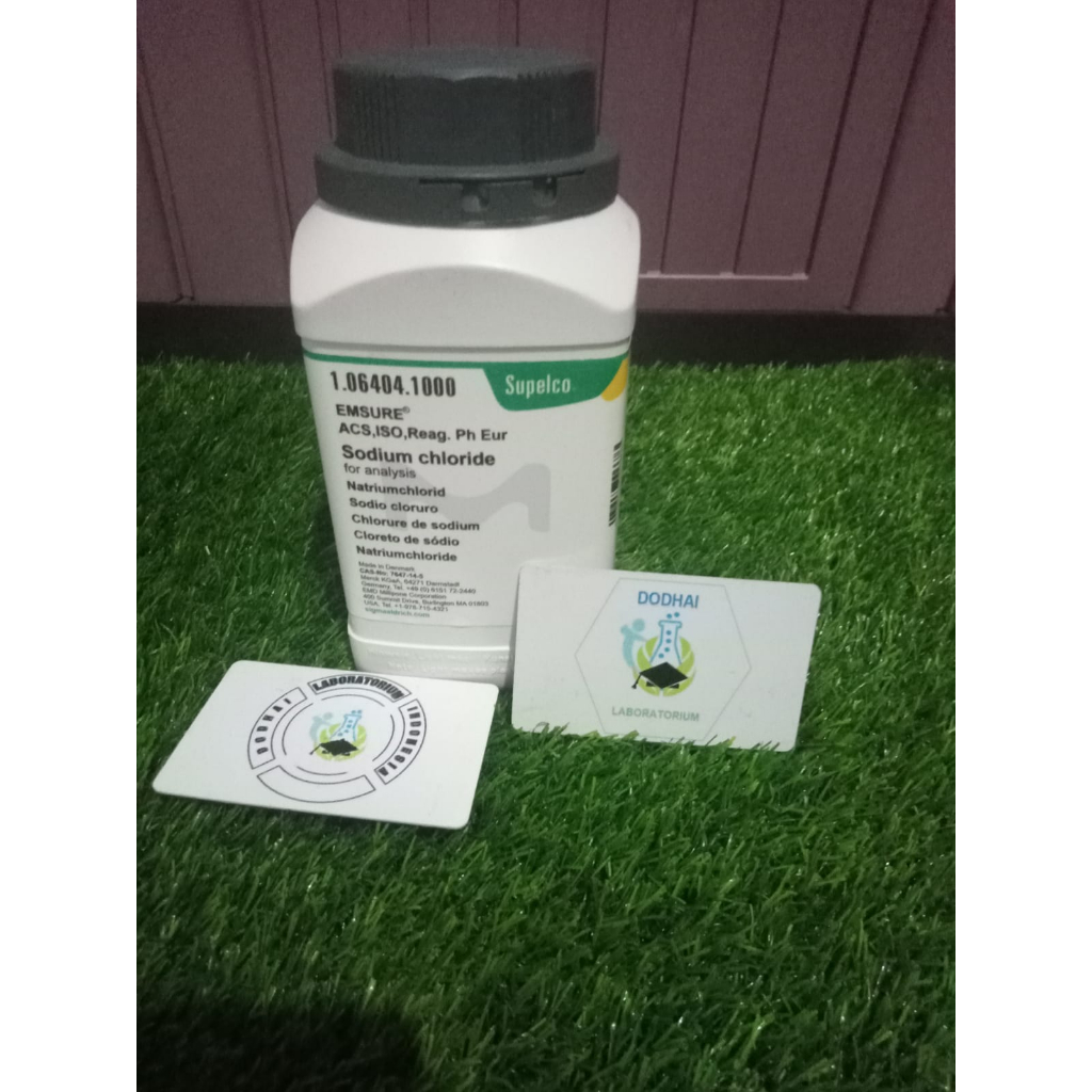 Sodium Chloride Merck / NaCl pro analisis / Natrium klorida / Natrium Chlorid / Natrium Klorid ecer