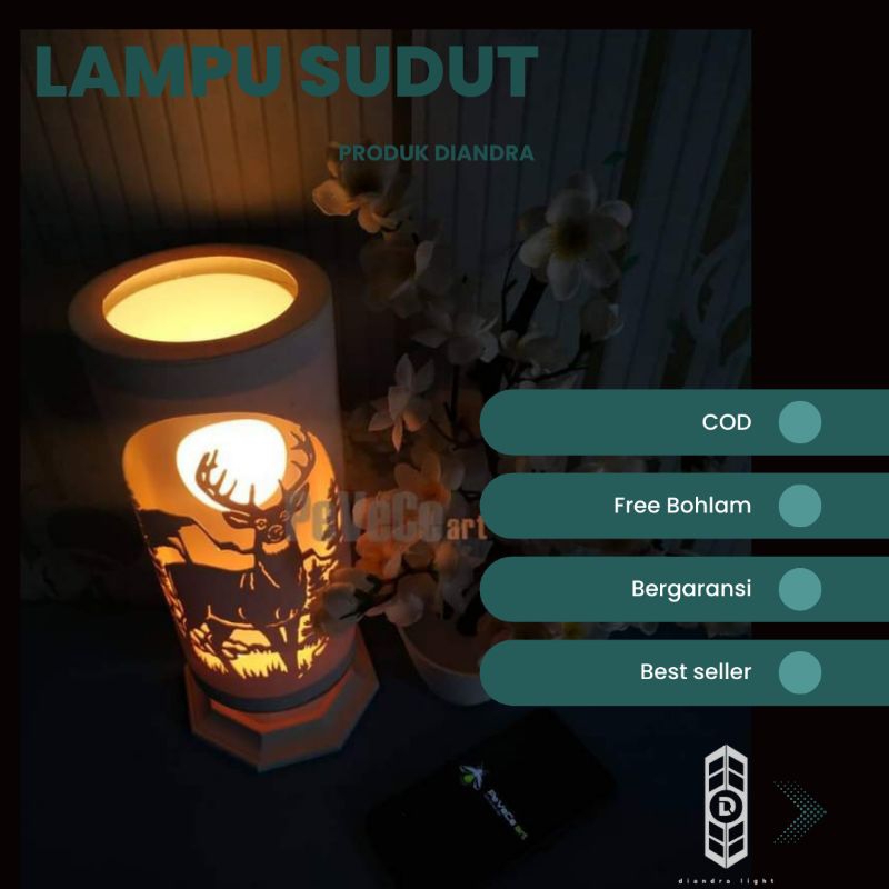 LAMPU SUDUT LAMPU KAMAR LAMPU HIAS ESTETIK