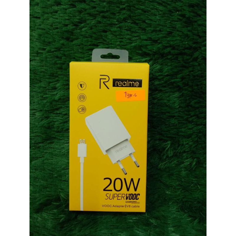 Charger Travel Charger REALME 20W SUPER VOOC CHARGER TYPE-C 20watt