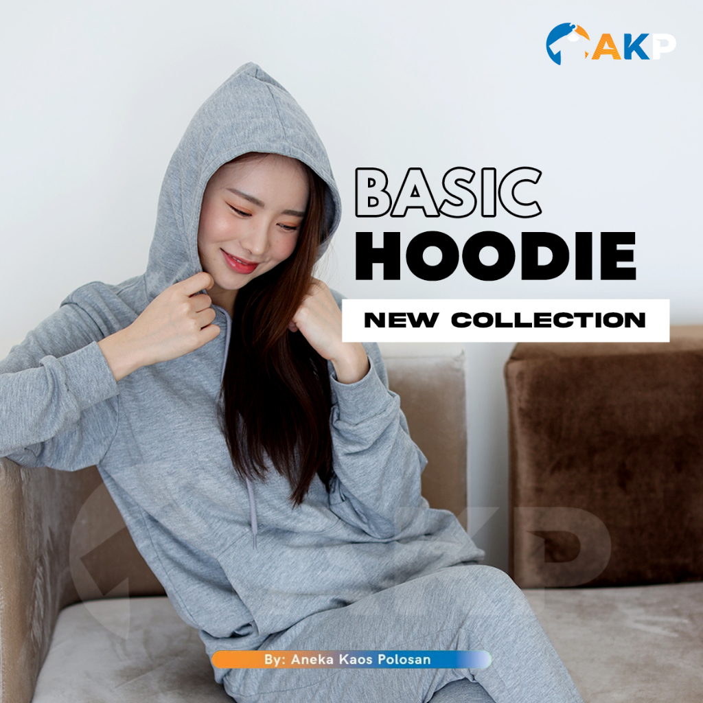 Hoodie jumper polos premium | hoodie  pria & wanita babyterry tebal & lembut