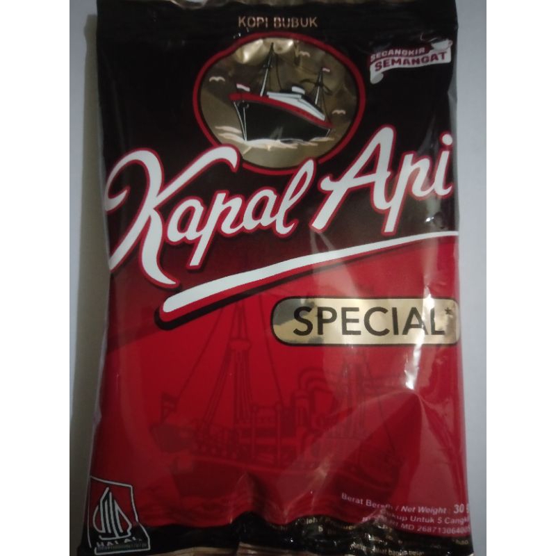 

kopi kapal api bubuk special 30gr per renceng isi 10 sachet