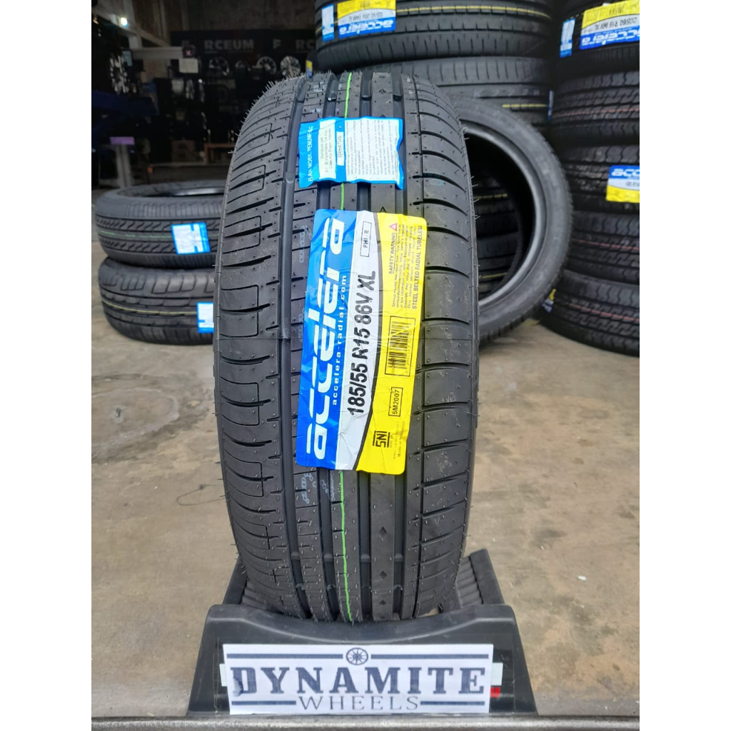 BAN MOBIL R15 ACCELERA TUBELESS 185/55 RING 15 BAN OEM VELG HSR