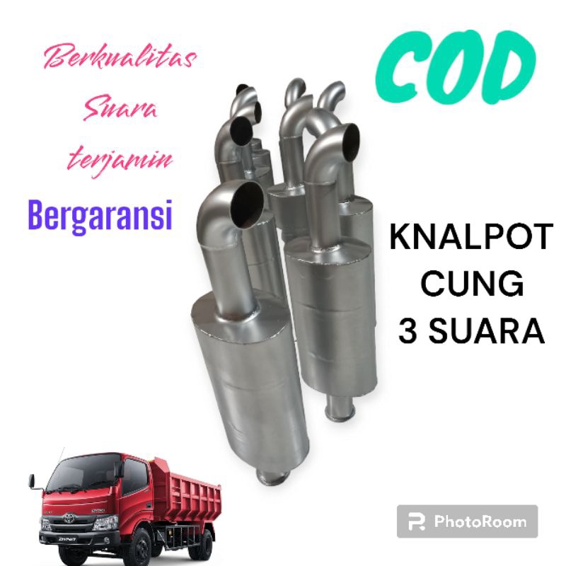 KNALPOT TRUK  CUNG 3 SUARA PEMAKAIAN TRUK KHAS SULAWESI