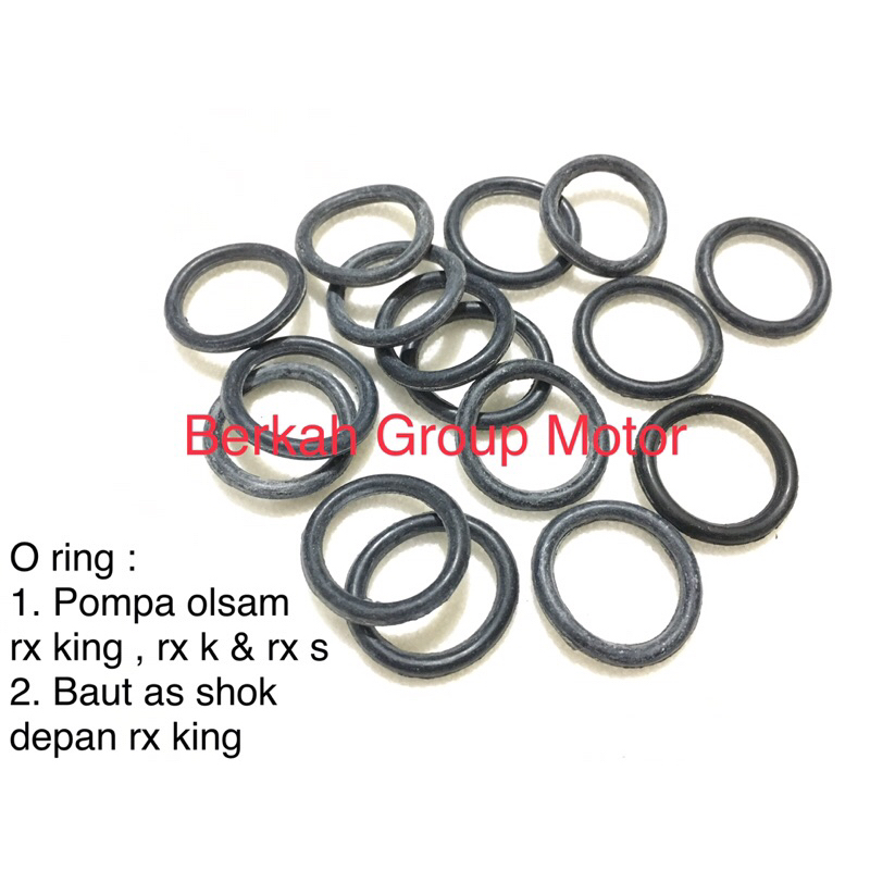 (1PCS) O RING POMPA OLI SAMPING RX KING - O RING BAUT AS SHOK SOK SHOCK DEPAN RX KING RX K RX S