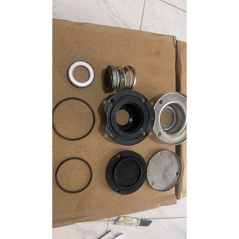 mechanical seal + cover tutup stenless (fullset) untuk gearbox type mechanical seal as 25mm
