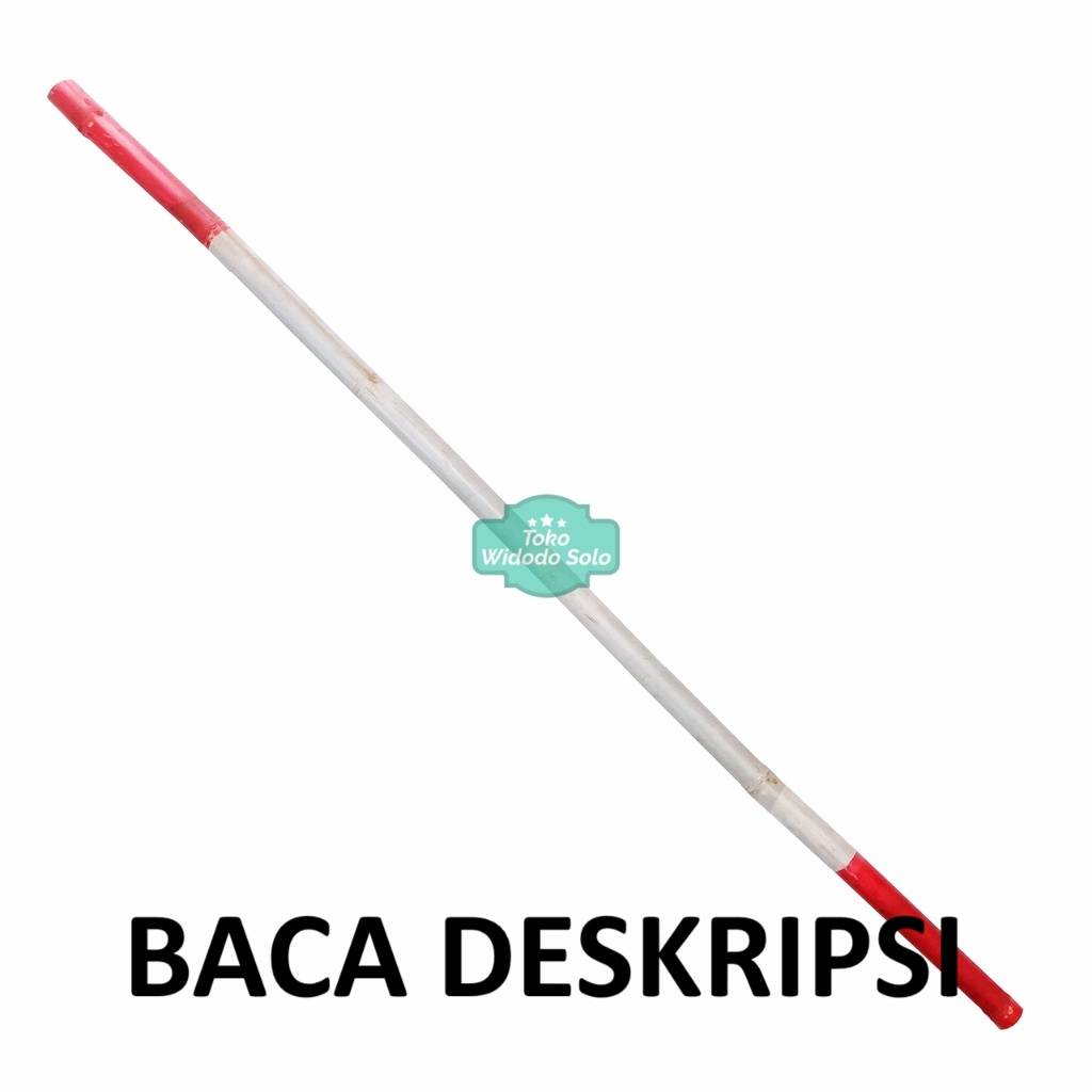 

1 BUAH Tongkat Pramuka Merah Putih Panjang Kurleb 160cm