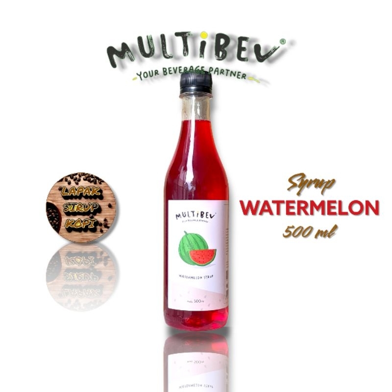 

Multibev - watermelon syrup multibev 500ml - sirup minuman rasa semanggka