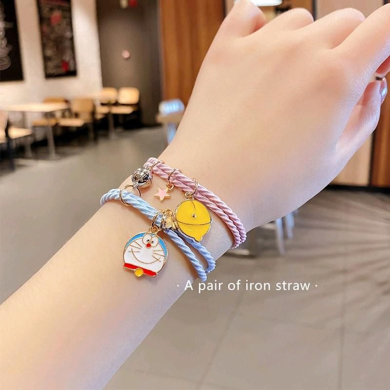 2 Pcs/Sepasang Gelang Couple Magnet Doraemon - GLG06
