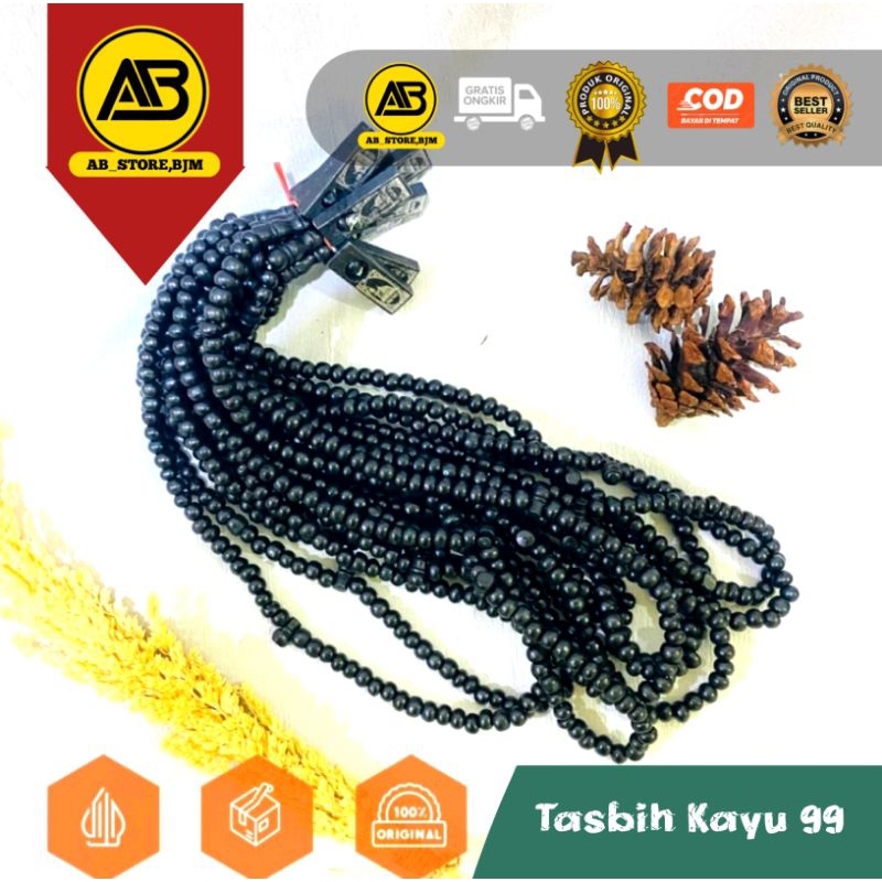 Tasbih kayu 99