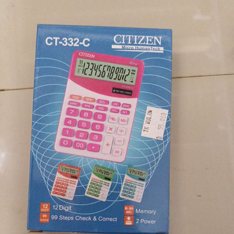 

Kalkulator citizen,Himawari,esa