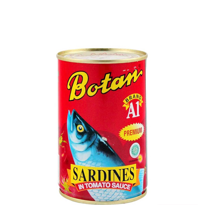 

Botan Brand A1 Saus tomat 425g sarden sardines mackerel