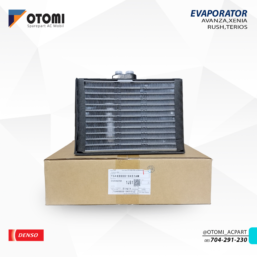 Evaporator Depan Avanza / Xenia / Rush / Terios Original Denso