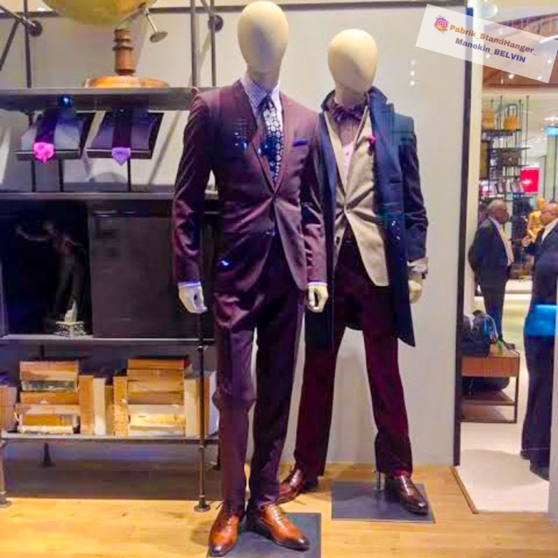 Manekin Full Body | Full Body Pria Fiberglass Jari Biasa | Manekin Cowo Jari Fiber | Patung Baju Pre