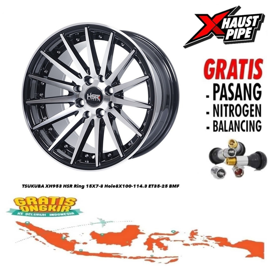 VELG MOBIL JARI JARI CELONG R15 PCD 4X100-114.3 MOBIL AVANZA XENIA AGYA BRIO SIGRA