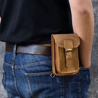 Tas Pinggang Hp Pria Kulit Sapi Asli - Tas Dompet Hp Pinggang Kulit Asli