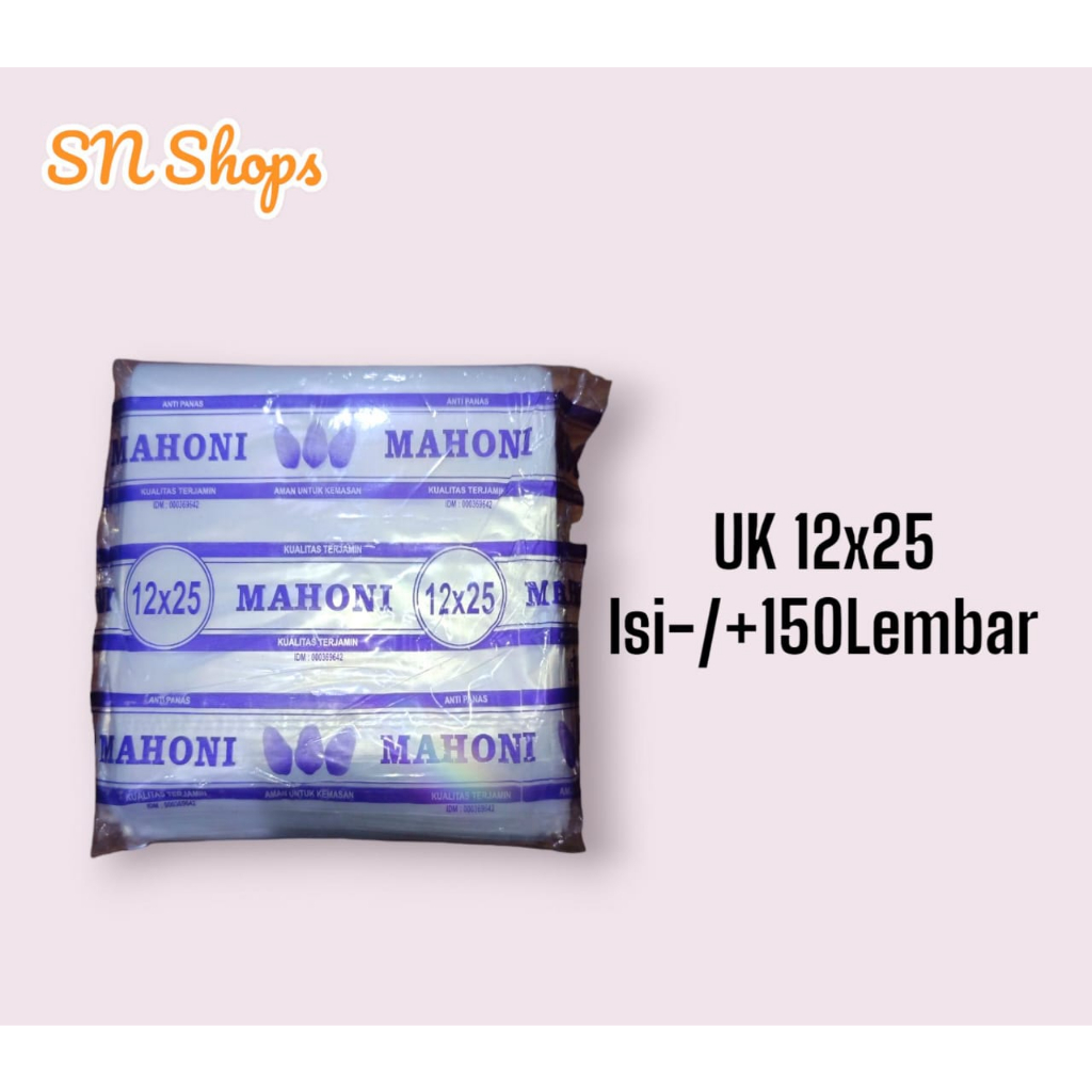 HD Plastik anti panas / plastik kuah anti panas merk MAHONI