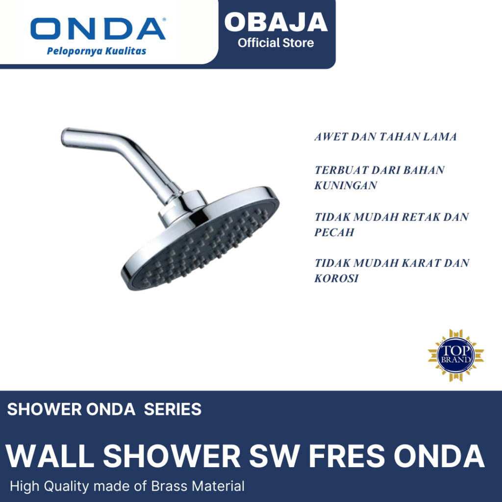 Onda Wall Shower SW Fres / Wall Shower Onda / Shower Mandi SW Fres Onda