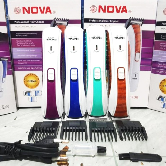 Mesin Cukur Nova NHC 6138 Hair Cut / Mesin Cukur Jenggot / Rambut NOVA