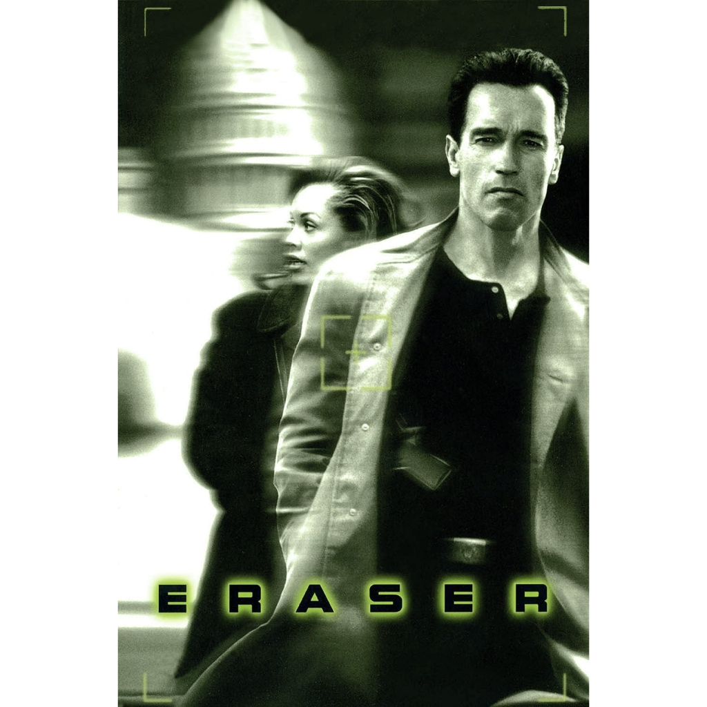 dvd kaset Arnold Schwarzenegger dalam Eraser (1996)