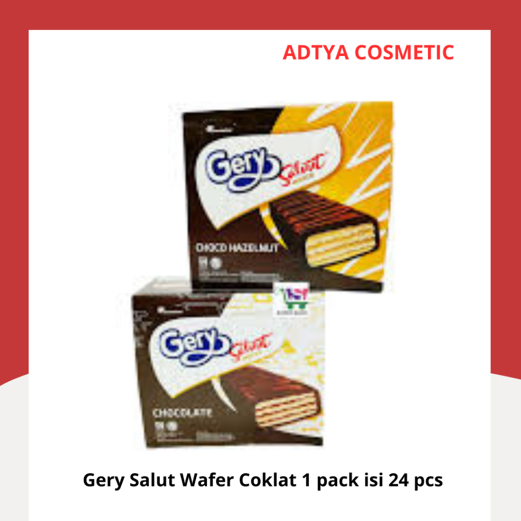 

Gery Salut Wafer Coklat 1 pack isi 24 pcs