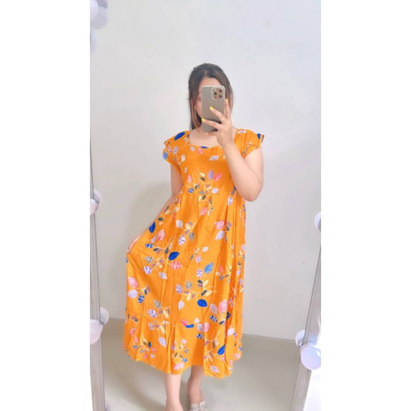 Daster Bali Citra rok Panjang Lengan Pendek