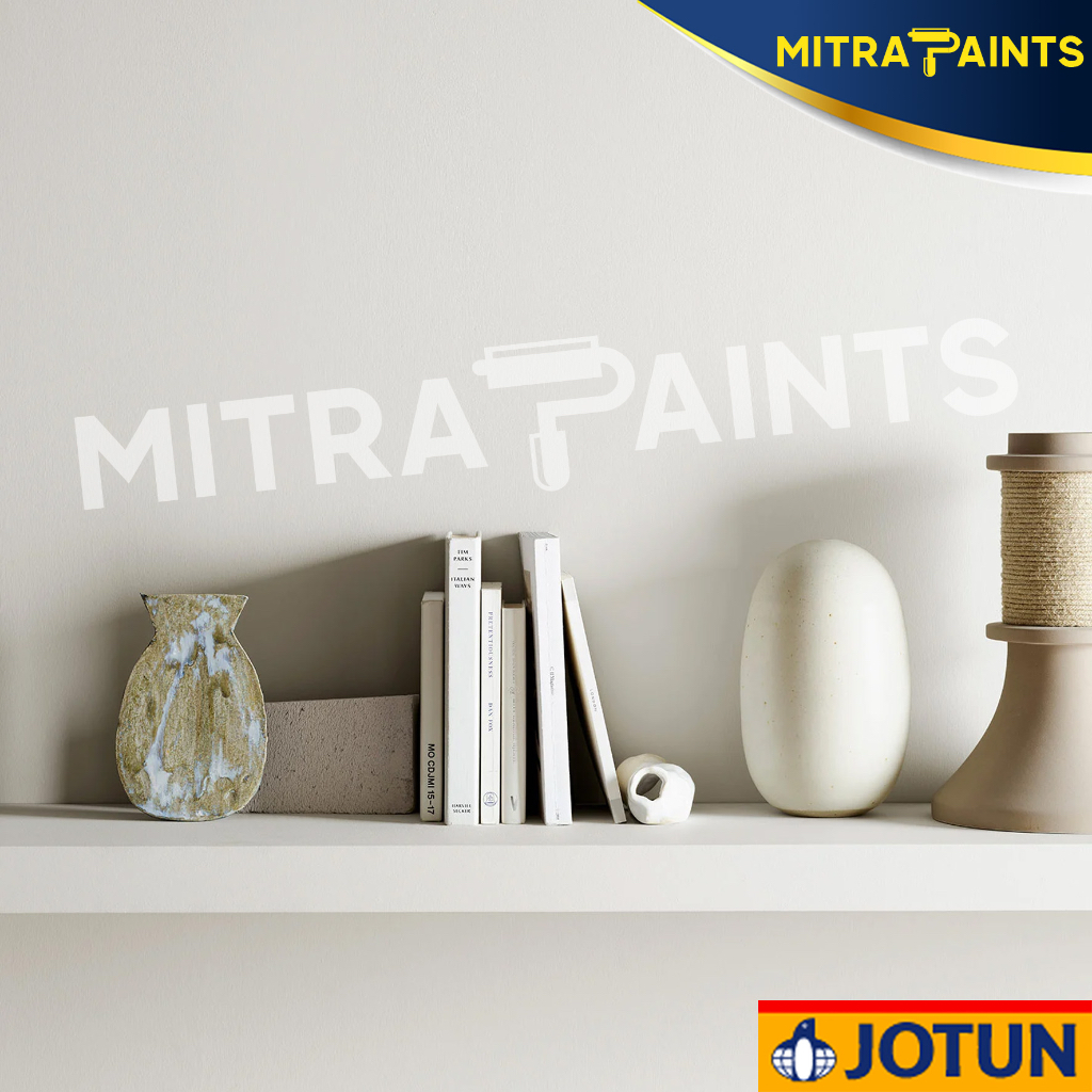 CAT TEMBOK INTERIOR EKSTERIOR JOTUN MIST 1376 / PUTIH ABU BROKEN WHITE / WARNA CUSTOM TINTING